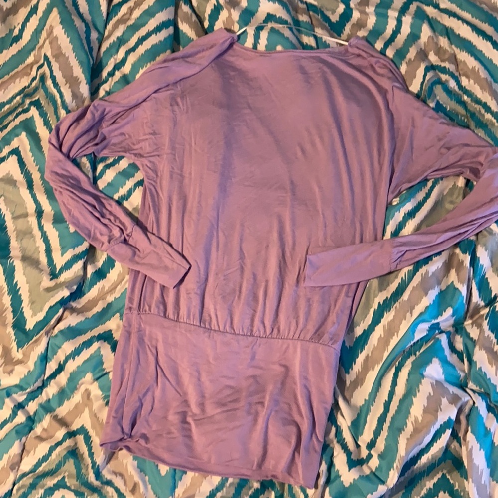 Size Medium, Style Plus Purple Blouse